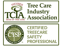 Tree Care Industry Association member and Certified Treecare Safety Professional credentials